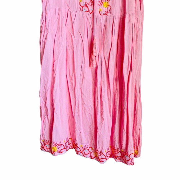 Amanda's Collection Pink Embroidered Summer Dress - Picture 3 of 8